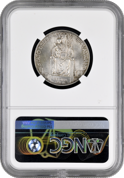 Ватикан 10 лир 1929 г., NGC MS64, "Папа Пий XI (1929 - 1938)"