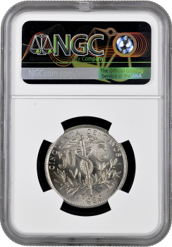Боливия 50 сентаво 1939 г., NGC MS66, "Республика Боливия (1870 - 1963)"