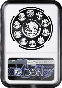Мексика 1 онза 2009 г., NGC PF69 UC, "Серебряная инвестиционная монета "Свобода"