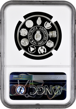 Аргентина 25 песо 2015 г., NGC PF70 UC, "Иберо-Американская серия - Культурные связи" Top Pop