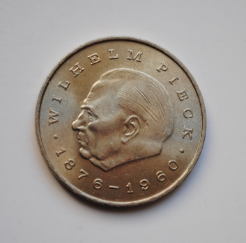 ГДР 20 марок 1972 г., UNC, 'Первый президент ГДР - Вильгельм Пик'