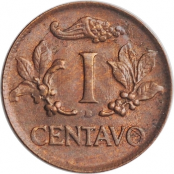 Колумбия 1 сентаво 1950 г. B, UNC, "Республика Колумбия (1911 - 1989)"