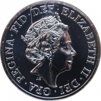 Великобритания 50 фунтов 2015 г., NGC MS69 DPL, "Стоящая Британия"