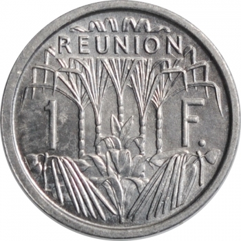 Реюньон 1 франк 1948 г., BU, "Заморский департамент Франции (1945 - 1973)"