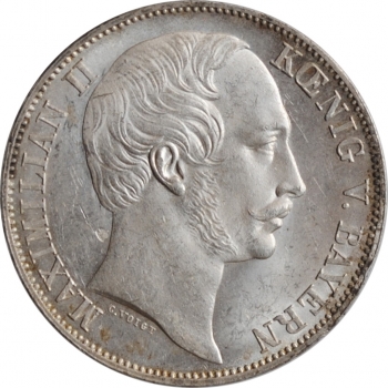 Бавария 1 талер 1859 г., UNC, "Король Максимилиан ІІ (1848 - 1864)"