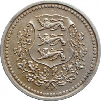Эстония 25 сентов 1928 г., XF, "1ая Республика (Крона) (1928 - 1940)"