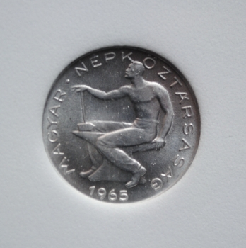 Венгрия 50 филлеров 1965 г., NNC MS-66, 'Народная Республика (1949-1989)'