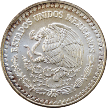 Мексика 1 онза 1995 г., UNC, "Серебряная инвестиционная монета "Свобода"