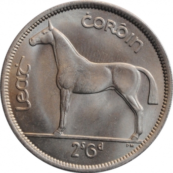 Ирландия 1/2 кроны 1964 г., UNC, "Республика Ирландия (Éire) (1939 - 1969)"