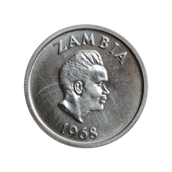 Замбия 5 нгве 1968 г., PROOF, "Президент Кеннет Каунда (1964 - 1991)"