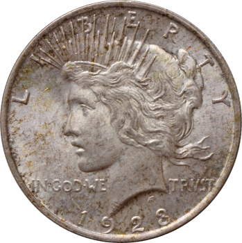 США 1 доллар 1923 г., UNC, "Мирный доллар"