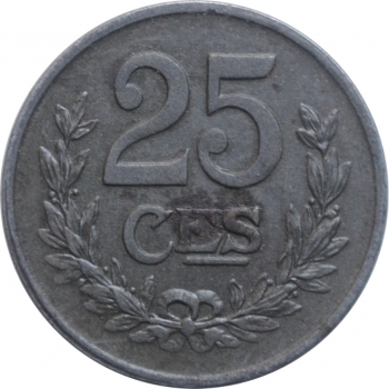 Люксембург 25 сантимов 1919 г., UNC, "Великая герцогиня Шарлотта (1918 - 1964)"
