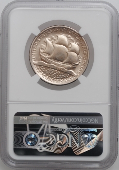 США 50 центов 1936 г., NGC MS64, "300 лет Лонг-Айленду"
