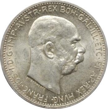 Австрия 1 крона 1914 г., AU, "Император Франц Иосиф (1848 - 1916)"