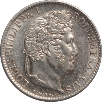 Франция 50 сантимов 1846 г. A, UNC, "Король Луи Филипп I (1830 - 1848)"