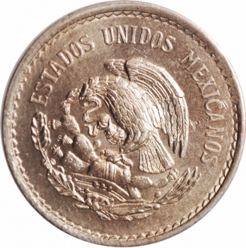 Мексика 10 сентаво 1946 г. Mo, NGC MS64, "Мексиканские Соединённые Штаты (1905 - 1969)"