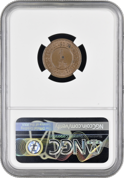 Бельгия 1 франк 1886-1911 г., NGC MS64, "Тюрьма Хоогстратен (Мерксплас)" Top Pop