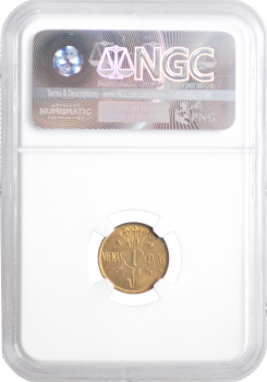 Литва 1 цент 1925 г., NGC MS64, "Первая Республика (1925 - 1938)"