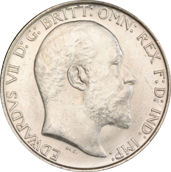 Великобритания 2 шиллинга (флорин) 1902 г., PCGS MS62, "Король Эдуард VII (1902 - 1910)"