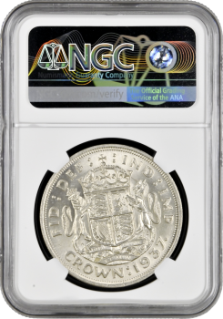 Великобритания 1 крона 1937 г., NGC MS63, "Коронация Короля Георга VI"