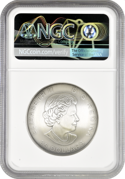 Канада 25 долларов 2016 г., NGC PF69 ANTIQUED, "140 лет Библиотеке парламента"