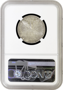 Ватикан 10 лир 1939 г., NGC MS65, "Вакантный престол"