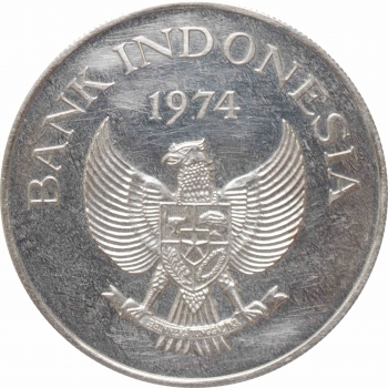 Индонезия 5000 рупий 1974 г., UNC, "Орангутан"