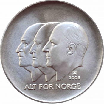 Норвегия 100 крон 2005 г., PROOF, "100 лет Независимости"