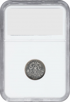 Боливия 5 сентаво 1935 г., NGC PF66, "Республика Боливия (1870 - 1963)"