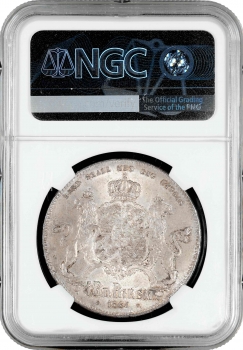 Швеція 4 риксдалер риксмюнт 1864 р. ST, NGC MS64, "Король Карл XV (1859 - 1872)"