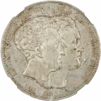 Саксонія 1 талер 1831 S, NGC MS62, "Нова Конституція"
