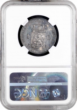Нідерланди 1 гульден 1865, NGC MS62, "Король Віллем III (1849 - 1890)"