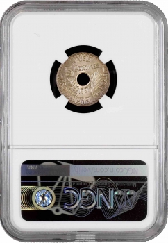 Тунис 5 сантимов AH 1338 (1920) г., NGC MS67, "Французский протекторат (1890 - 1957)" Top Pop 1/0