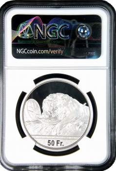 Швейцарія 50 франків 2021 р., NGC PR69 UC, "Стрілецький фестиваль у Люцерні"