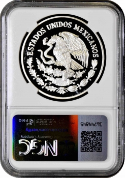 Мексика 100 песо 1992 г., NGC PF67 UC, "Калифорнийская морская свинья (Phocoena sinus)"