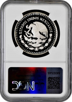 Мексика 1 онза 1986 г. Mo, NGC PF69 UC, "Серебряная инвестиционная монета "Свобода"