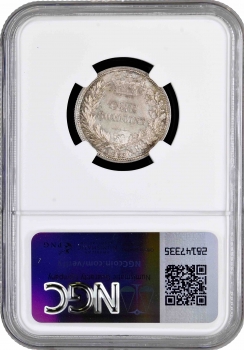 Великобритания 1 шиллинг 1873 г., NGC MS64, "Королева Виктория (1838 - 1901)"