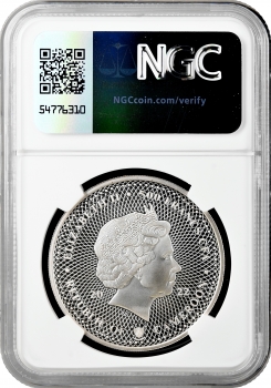 Камерун 500 франков 2022 г., NGC MS70, "Жизнь в саванне - Бегемот" Top Pop