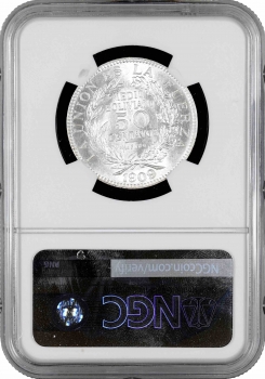 Болівія 50 сентаво 1909 H, NGC MS63, "Республіка Болівія (1870 - 1963)"