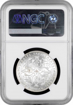 Стрейтс Сетлментс 1 долар 1920, NGC MS62, "Король Георг V (1911 - 1935)"