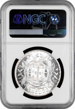 Португалія 1 ескудо 1916, NGC MS63, "Португальська Республіка (1911 - 1969)"