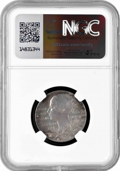 Великобритания Медаль 1897 г., NGC MS60, "Бриллиантовый юбилей королевы Виктории"