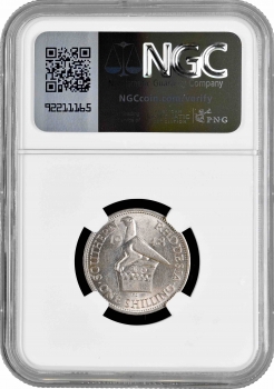 Южная Родезия 1 шиллинг 1948 г., NGC MS62, "Колония Великобритании (1932 - 1955)"