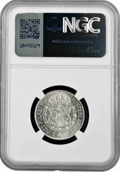 Швеция 1 крона 1933 г. G, NGC MS62, "Король Густав V (1908 - 1950)"