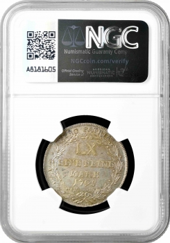 Вюрцбург 20 крейцеров 1795 г. MM, NGC AU58, "Епископ Георг Карл Игнац фон Фехенбах (1795 - 1803)"