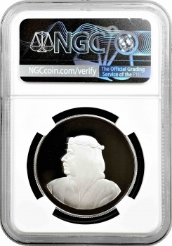 Бахрейн 5 динарів 1986 р., NGC PF70 UC, "Фонд дикої природи - Газель" Top Pop