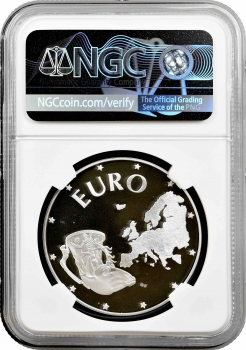 Болгарія 10000 левів 1998 р., NGC PF68 UC, "Євроасоціація"