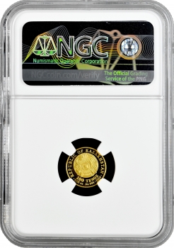 Казахстан 100 тенге 2004 г., NGC PF70 UC, "Марко Поло" Top Pop