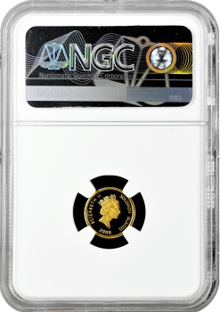 Соломоновы Острова 10 долларов 2005 г., NGC PF69 UC, "Поиск золота" Top Pop