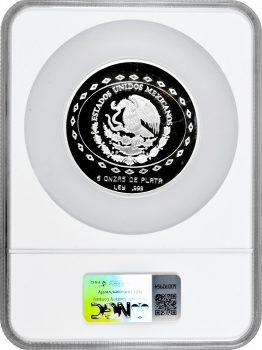 Мексика 10 песо 1997 г. Mo, NGC PF67 UC, "Теотиуакан - Пирамида Солнца"